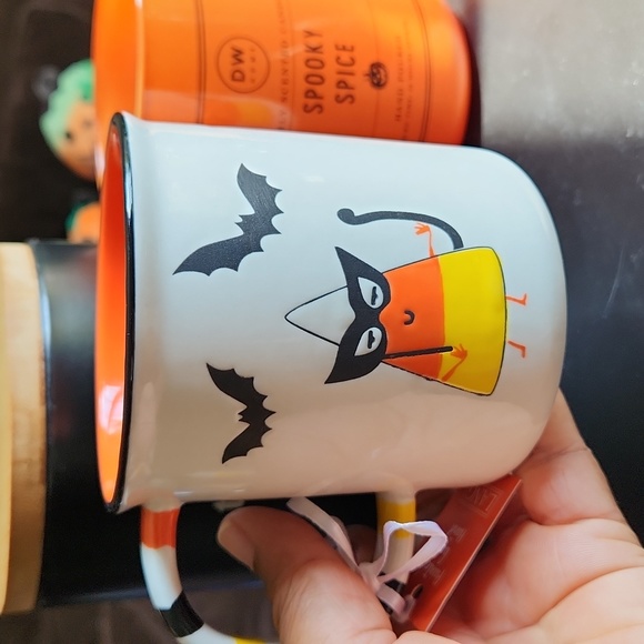 LANG by Design Group Hand Painted Halloween Candy Corn Halloween Mug - Picture 5 of 5